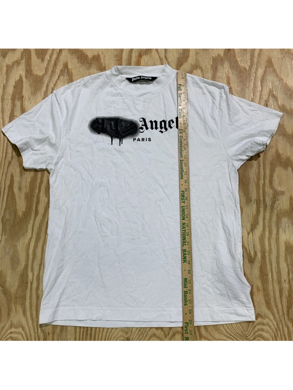 PALM ANGELS PARIS SPRAY LOGO TEE XL - Picture 5 of 7